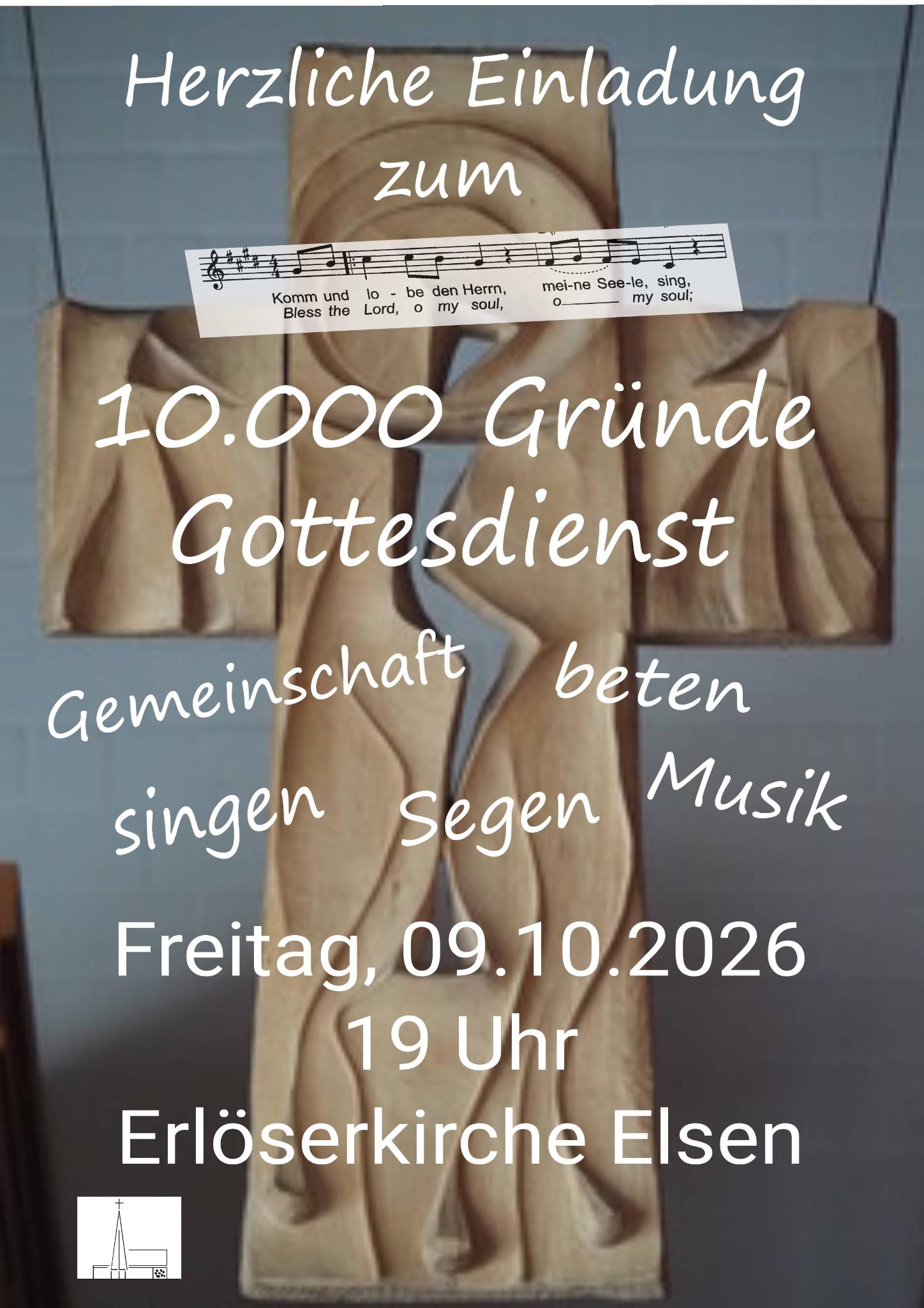 Bild von Kathrin junge _ Übersicht zur Veranstaltung 10 tausend Gründe Gottesdienst 